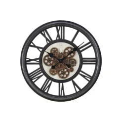 Monarch Wall Clock Black Clearance