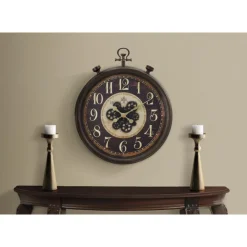 Monarch Wall Clock Brown
