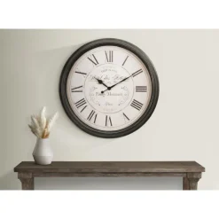 Monarch Wall Clock Brown Outlet