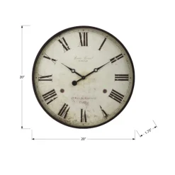 Monarch Wall Clock Brown Online