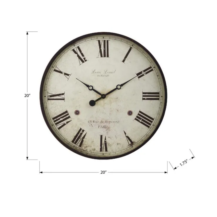Monarch Wall Clock Brown Online