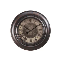 Monarch Wall Clock Brown Outlet