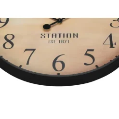Monarch Wall Clock Brown Clearance
