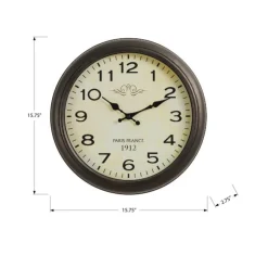 Monarch Wall Clock Brown Sale