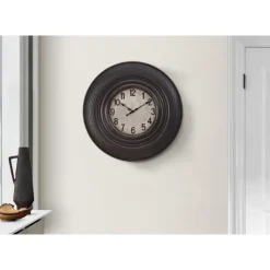 Monarch Wall Clock Brown Best