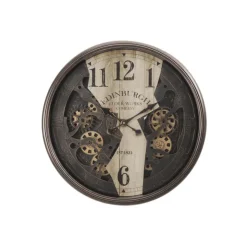Monarch Wall Clock Brown