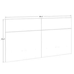 SUA-V Wall Units with 2 Integrated Nightstands for Queen Beds - Natural Sale