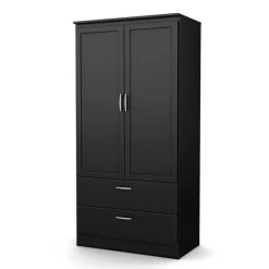 Meubles South Shore Wardrobe Armoire - South Shore PURE BLACK Online