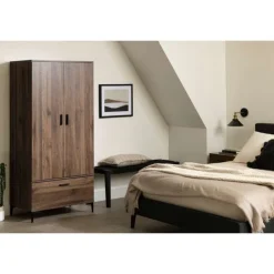Meubles South Shore Wardrobe with Doors and Drawer - South Shore Brown Best