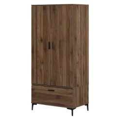 Meubles South Shore Wardrobe with Doors and Drawer - South Shore Brown Best