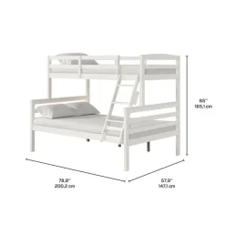 Bunk Bed - 39"/54" White Outlet