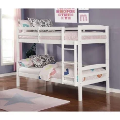 Bunk Bed - 39"/39" White Clearance