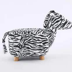 Zebra-Shaped Kids Pouf – 13